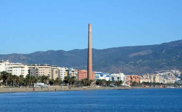 Precioso Apartamento A 5 Minutos Andando De La Playa Málaga Exteriör bild